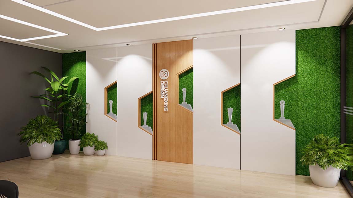 模板定制企业集团文化墙背景墙公司办公室装饰(图5)