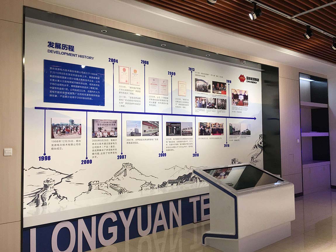 国家能源集团企业文化墙展厅设计(图4)