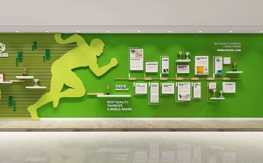 满墙造型企业发展历程文化墙模板定制