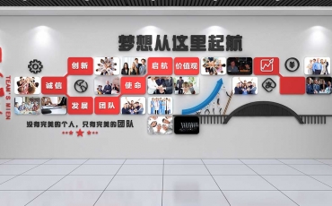 公司办公室员工风采照片墙应该如何设计更好看