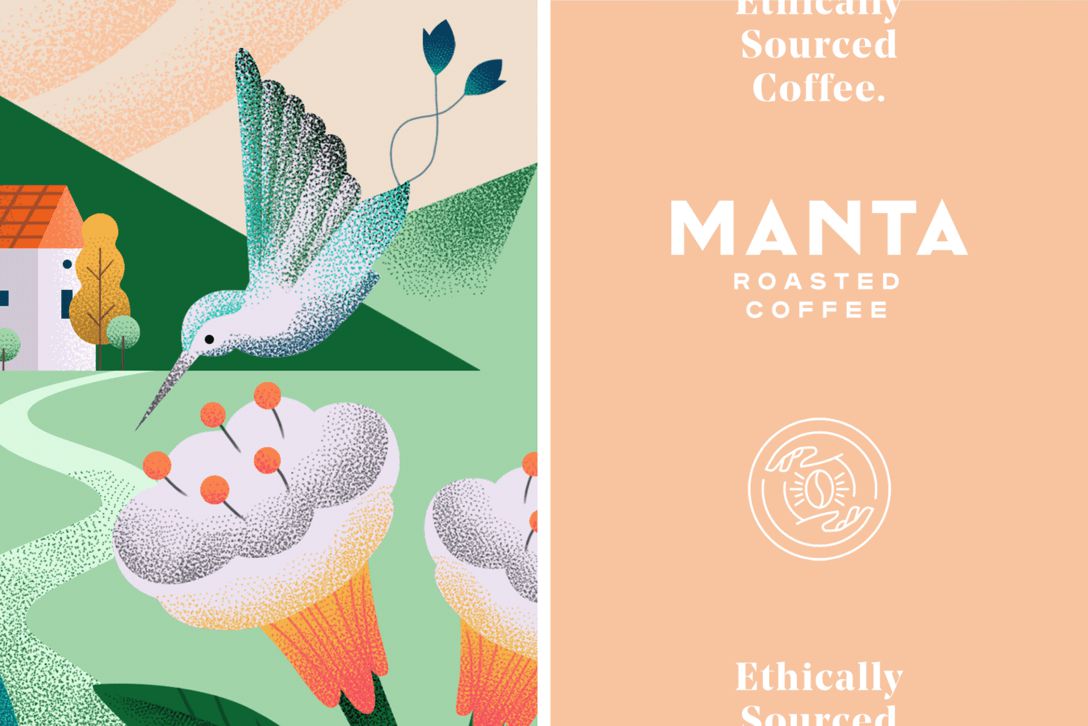 MANTA咖啡豆包装咖啡包装设计(图2)